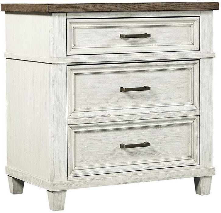 Aspenhome Caraway 2 Drawer Nightstand in Aged Ivory image