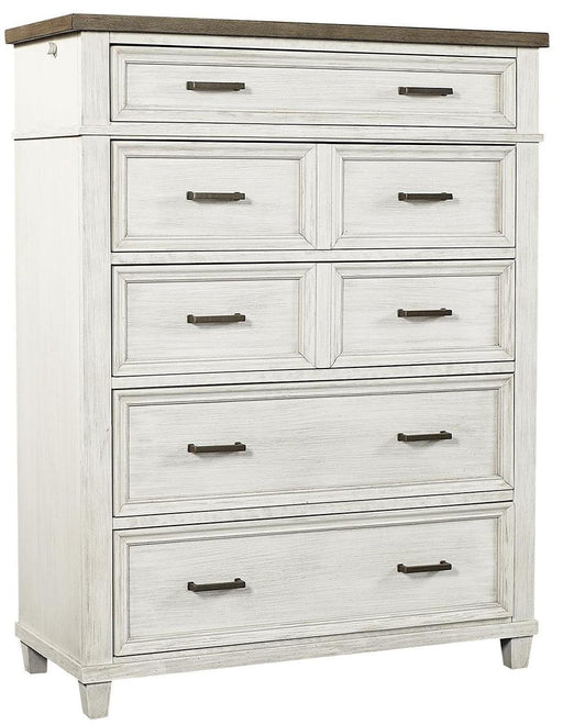 Aspenhome Caraway 7 Drawer Chest in Aged Ivory image