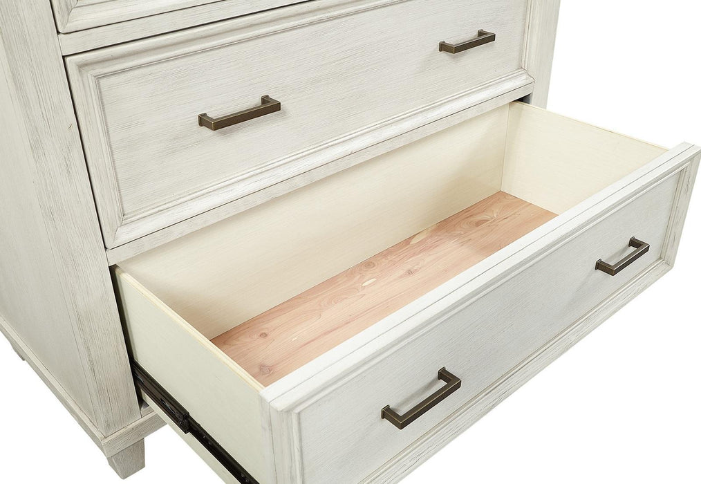 Aspenhome Caraway 7 Drawer Chest in Aged Ivory