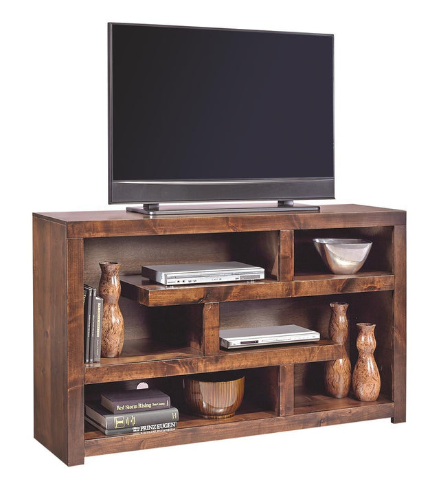 Aspenhome Contemporary Alder 60" Open Console in Tobacco image