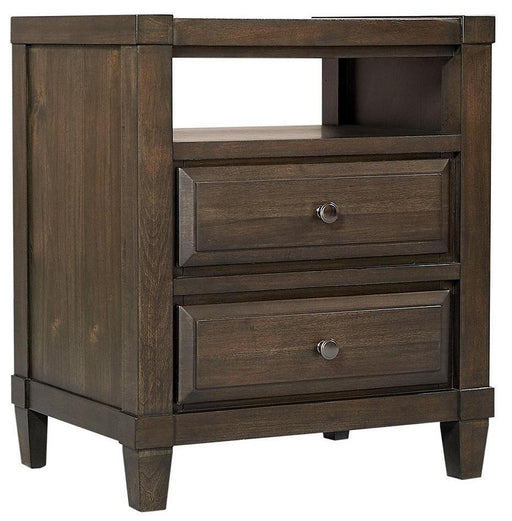 Aspenhome Easton 2 Drawer Nightstand in Burnt Umber image