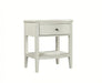 Aspenhome Furniture Charlotte 1 Drawer Nightstand in White image