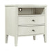 Aspenhome Furniture Charlotte 2 Drawer Nightstand in White image