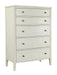 Aspenhome Furniture Charlotte Chest in White image