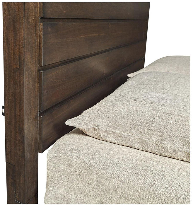 Aspenhome Easton King Storage Bed in Burnt Umber