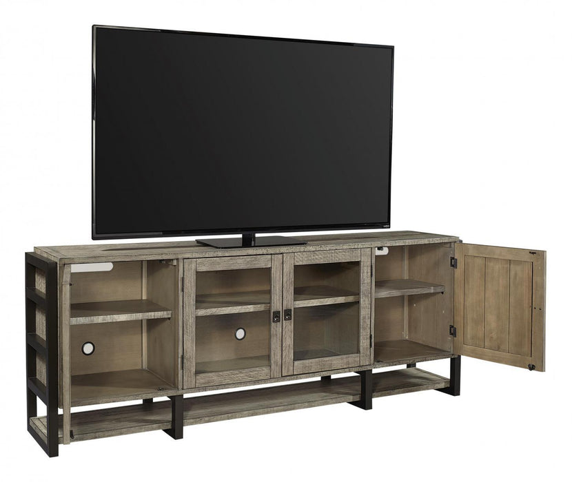 Aspenhome Furniture Grayson 85" Console in Cinder Grey