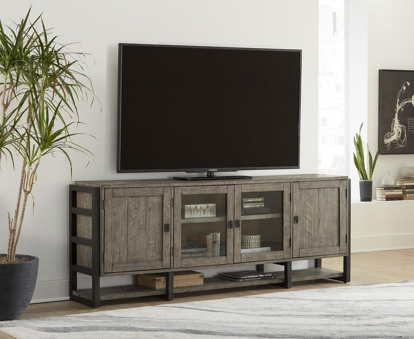 Aspenhome Furniture Grayson 85" Console in Cinder Grey