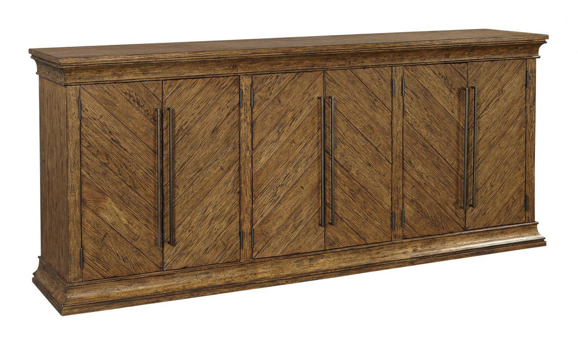 Aspenhome Furniture Mosaic 85" Console in Pecan