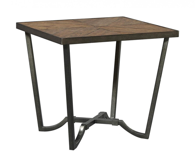 Aspenhome Furniture Mosaic End Table with Wood Top in Pecan image