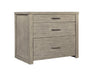 Aspenhome Furniture Platinum Workstation/Combo File in Gray Linen image