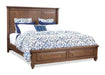 Aspenhome Furniture Thornton California King Panel Storage Bed in Sienna image