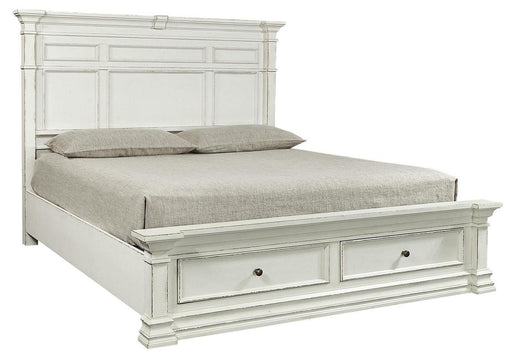 Aspenhome Granville California King Storage Bed in Vintage White image