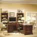 Aspenhome Hawthorne Desk and Reversible Return in Brown Cherry image