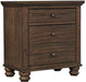 Aspenhome Hudson Valley 3 Drawer Nightstand in Chestnut image