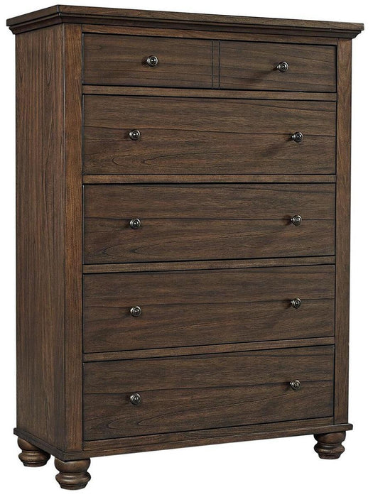 Aspenhome Hudson Valley 6 Drawer Chest in Chestnut image