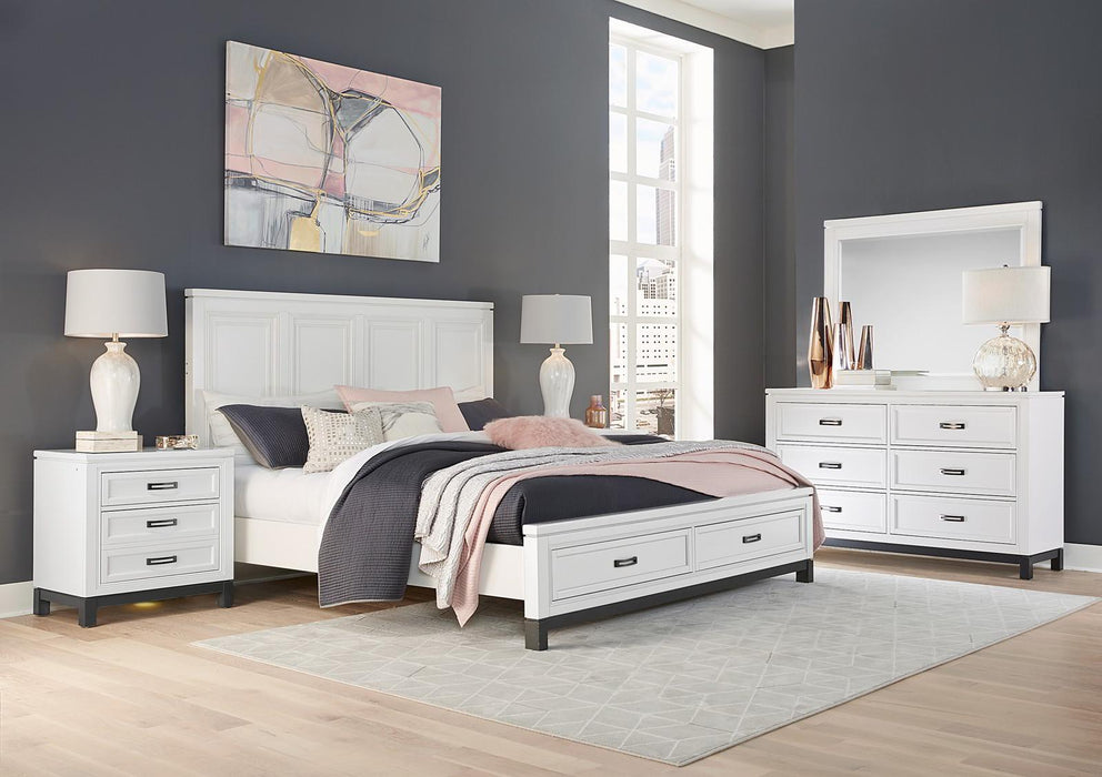 Aspenhome Hyde Park 6 Drawer Dresser in White