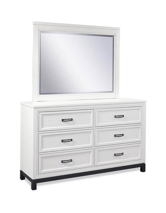 Aspenhome Hyde Park 6 Drawer Dresser in White