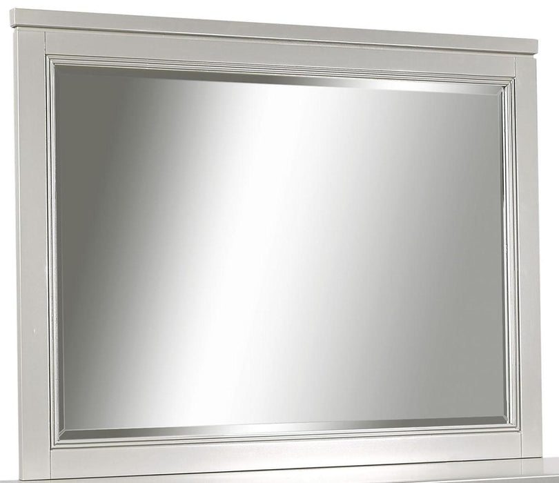 Aspenhome Hyde Park Landscape Mirror in Light Gray image