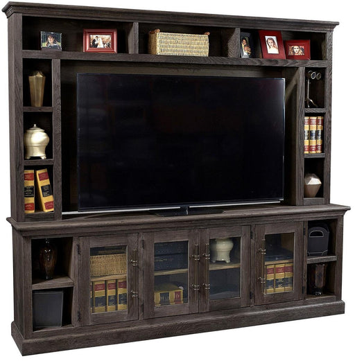 Aspenhome Manchester 97"Console and Hutch in Barnhouse Brown image