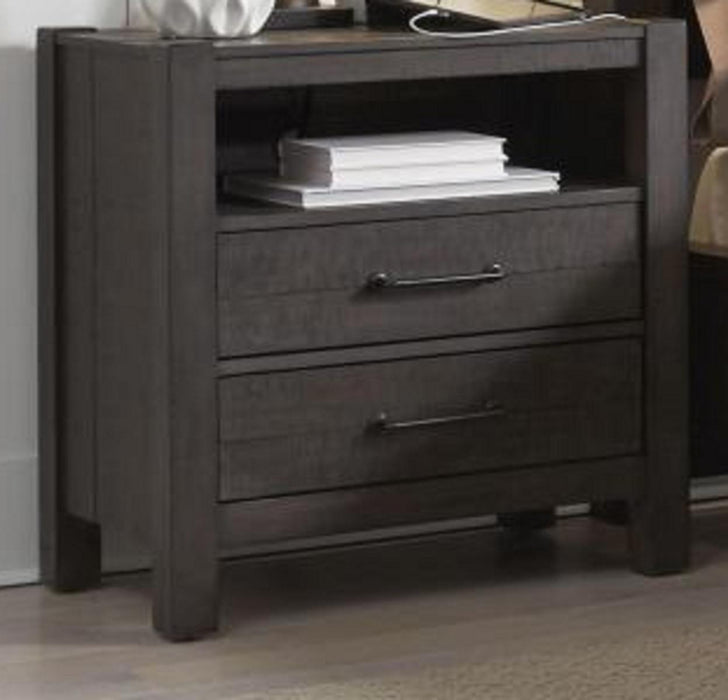 Aspenhome Mill Creek 2 Drawer Nightstand in Carob