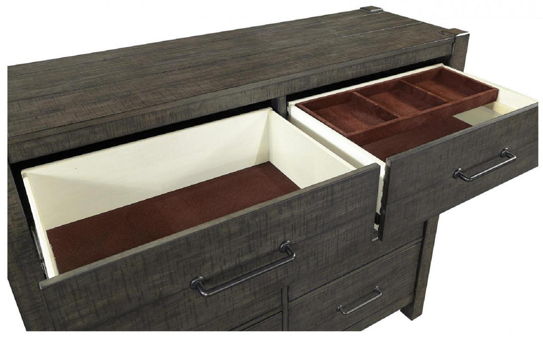 Aspenhome Mill Creek 8 Drawer Tall Chesser in Carob