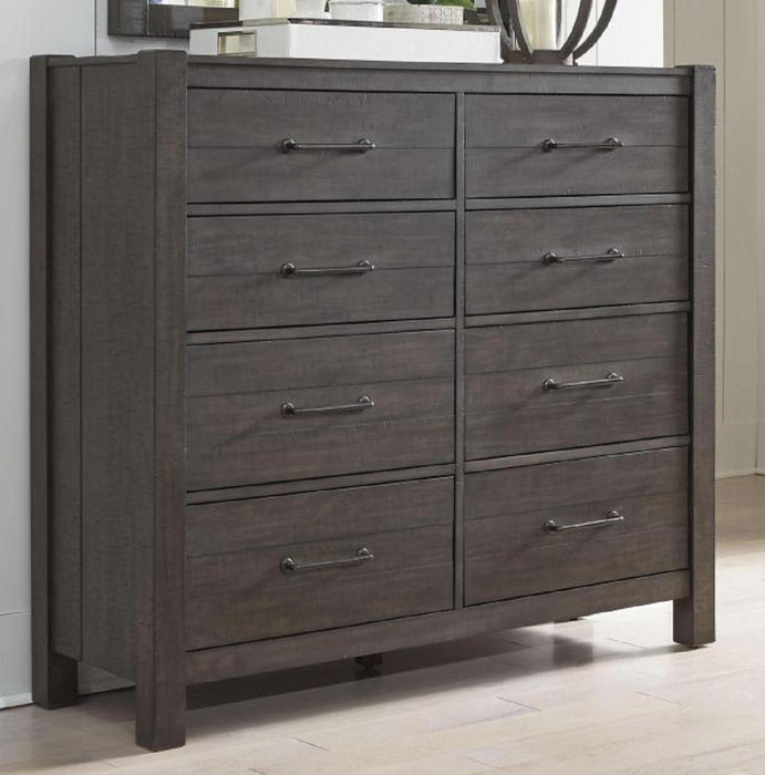 Aspenhome Mill Creek 8 Drawer Tall Chesser in Carob