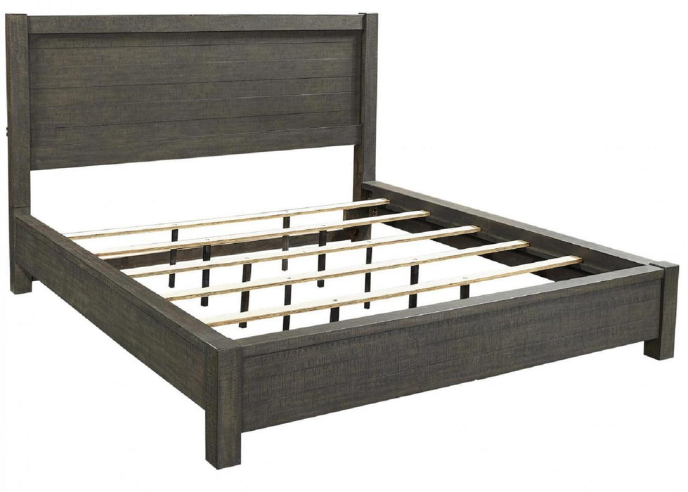 Aspenhome Mill Creek California King Panel Bed in Carob