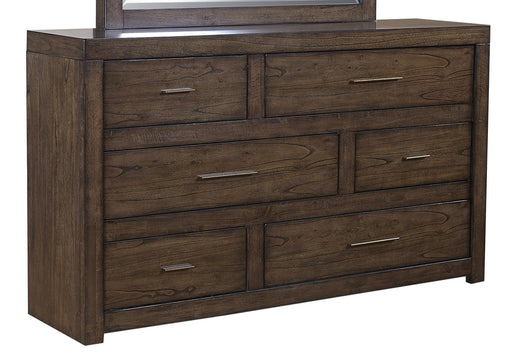 Aspenhome Modern Loft 6 Drawer Dresser in Brownstone image