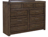 Aspenhome Modern Loft 9 Drawer Chesser in Brownstone image