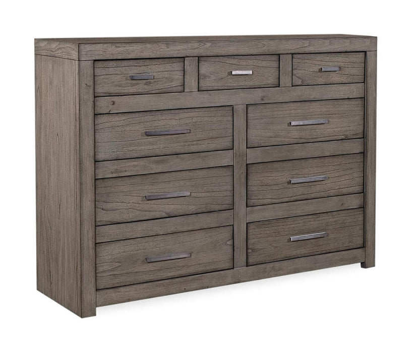 Aspenhome Modern Loft 9 Drawer Chesser in Greystone image