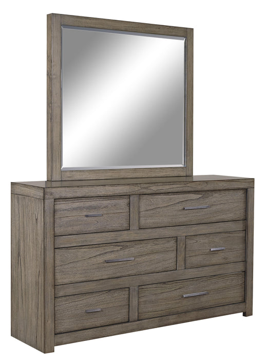 Aspenhome Modern Loft 6 Drawer Dresser in Greystone