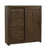 Aspenhome Modern Loft Sliding Door Chest in Brownstone image