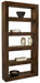 Aspenhome Nova Alder 94" Open Display Case in Tobacco image