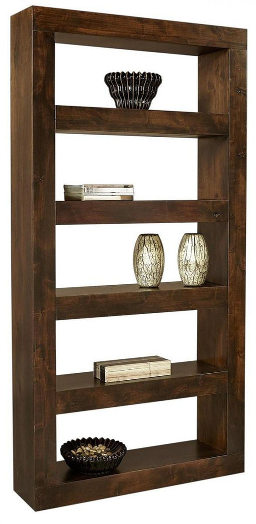 Aspenhome Nova Alder 94" Open Display Case in Tobacco image