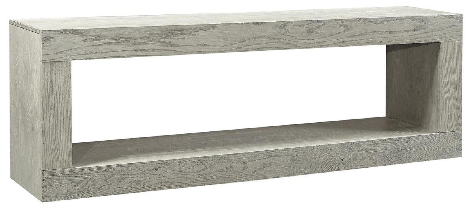 Aspenhome Nova Oak 60" Open Console in Heather Gray