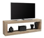 Aspenhome Nova Oak 74" Open Console in English Taupe image