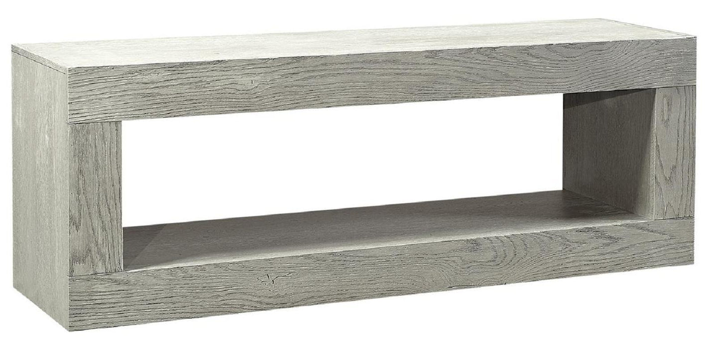 Aspenhome Nova Oak 84" Open Console in Heather Gray