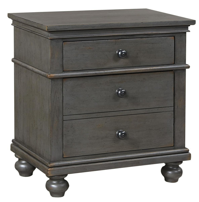 Aspenhome Oxford 2 Drawer Nightstand in Peppercorn image