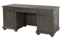 Aspenhome Oxford 66" Executive Desk in Peppercorn image