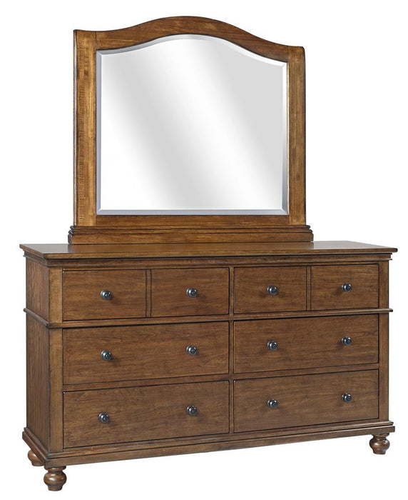 Aspenhome Oxford 6 Drawer Dresser in Whiskey Brown