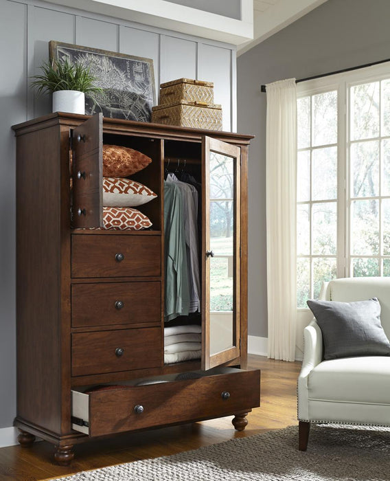 Aspenhome Oxford Chiffarobe in Whiskey Brown image