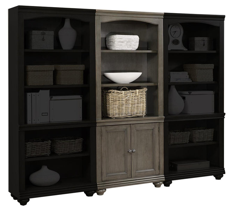 Aspenhome Oxford Door Bookcase in Peppercorn image