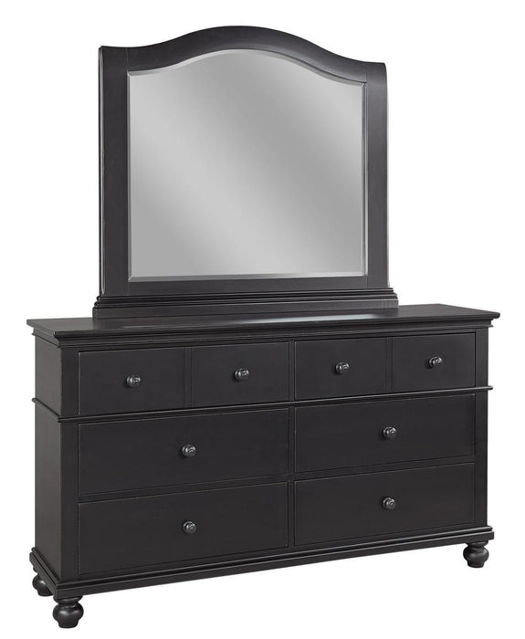 Aspenhome Oxford Arched Mirror in Black