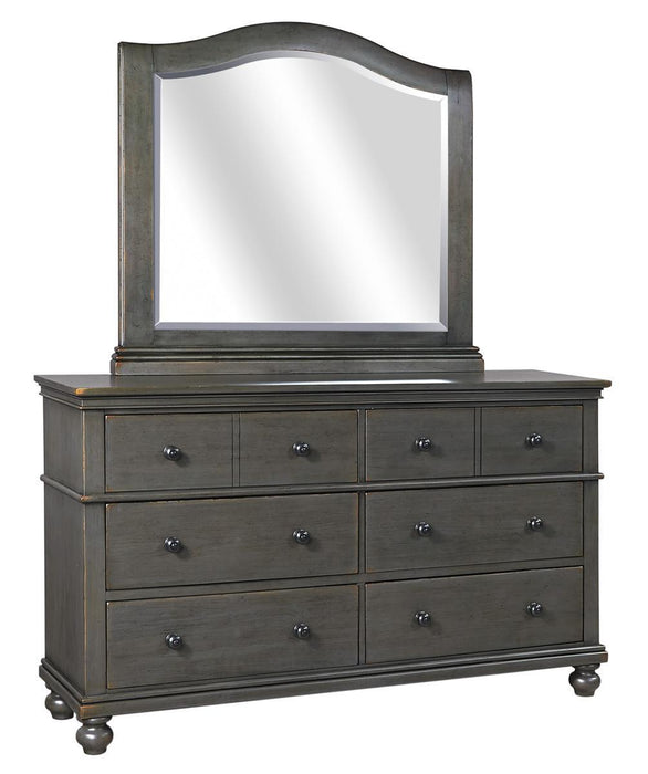 Aspenhome Oxford 6 Drawer Dresser in Peppercorn