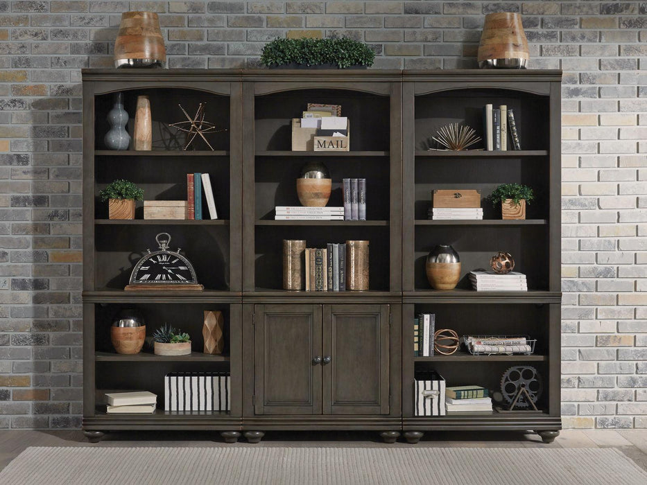 Aspenhome Oxford Bookcase in Peppercorn