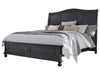 Aspenhome Oxford Queen Sleigh Bed in Black image