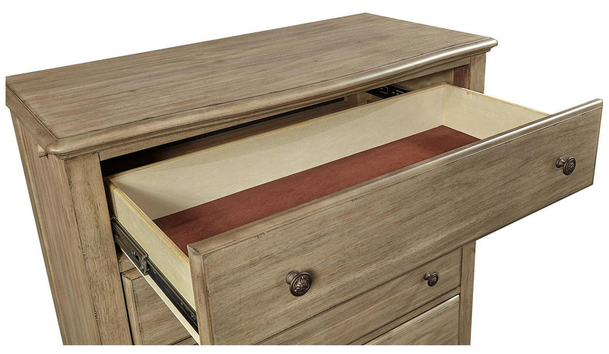 Aspenhome Provence 5 Drawer Chest in Patine