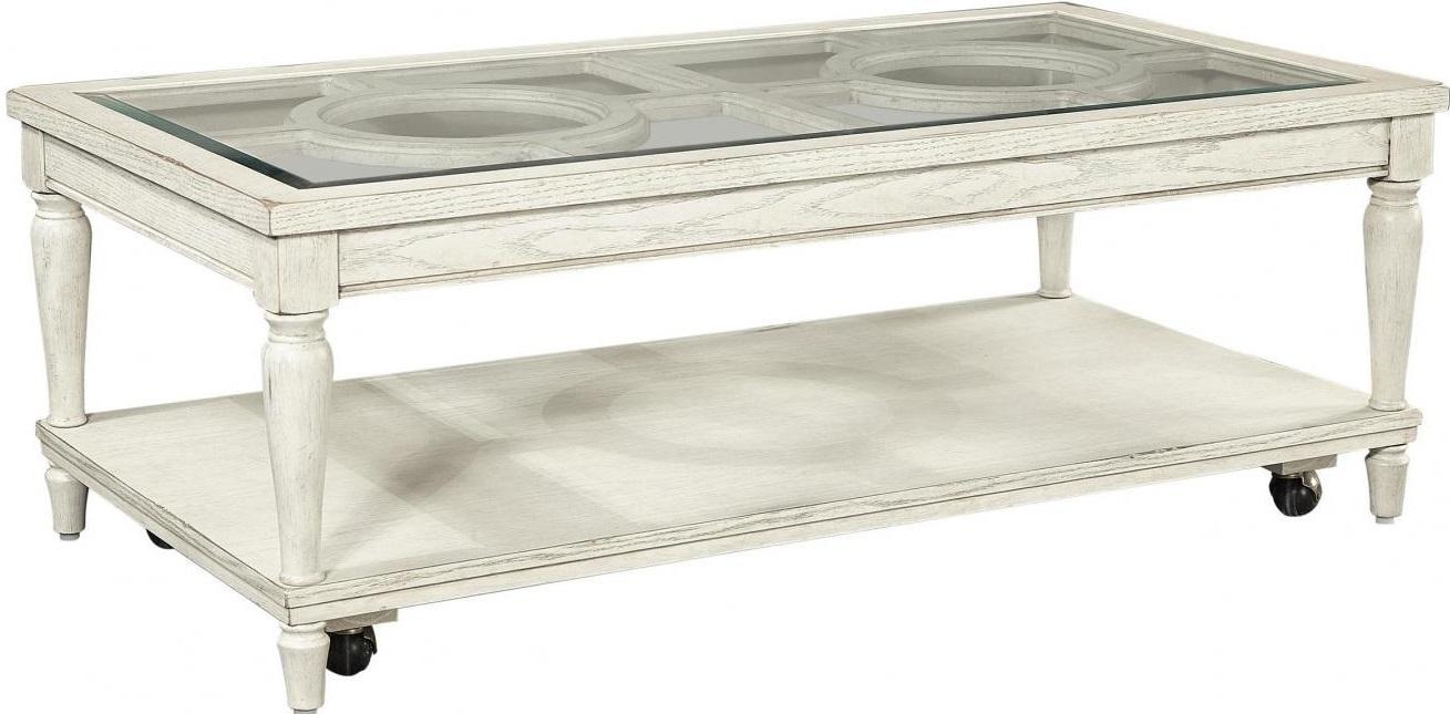 Aspenhome Radius Cocktail Table in White image