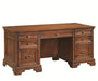 Aspenhome Richmond 66" Executive Desk in Charleston Brown image