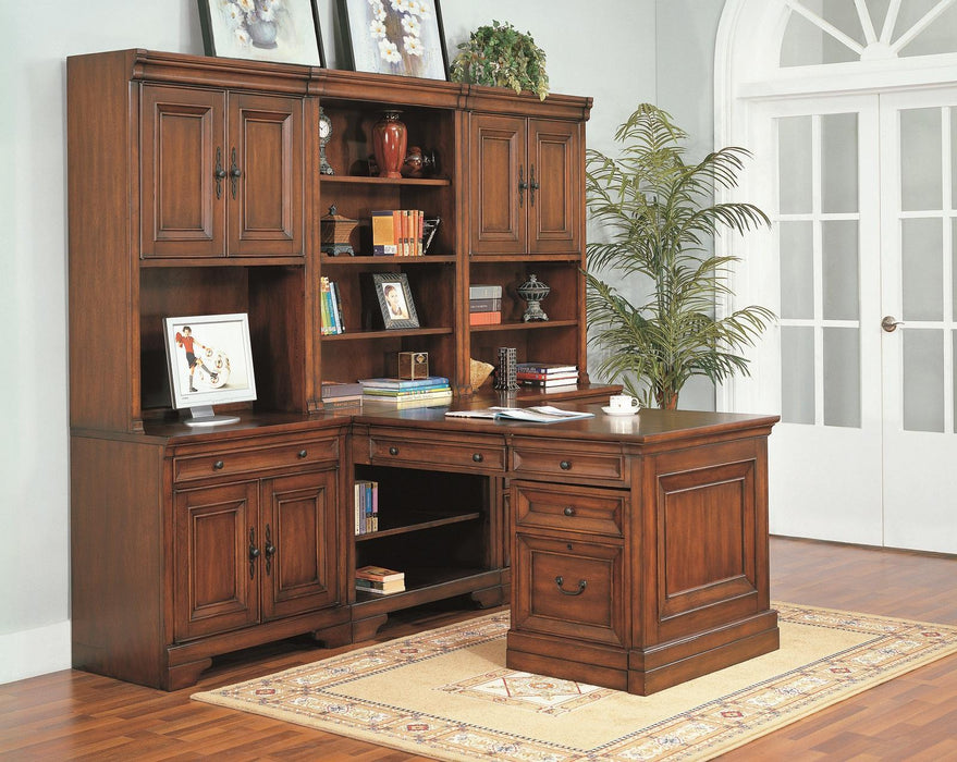 Aspenhome Richmond Modular Desk Wall in Charleston Brown image